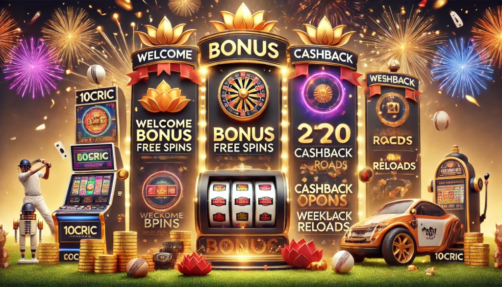 Bonus Offers at 10CRIC casino